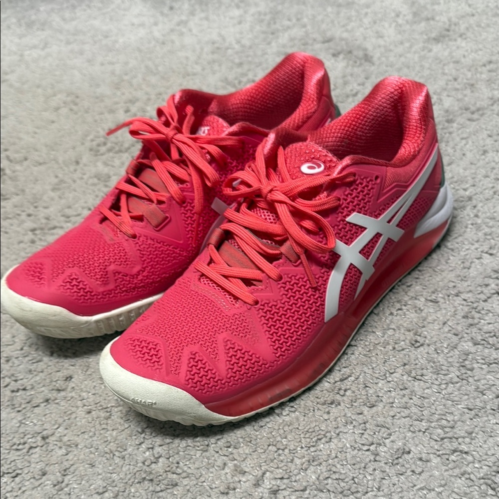 ASICS Women's Bright Pink Sneakers/ Tennis